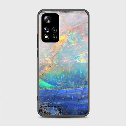 Xiaomi Redmi Note 11 Pro (China) Cover- Colorful Marble Series - HQ Ultra Shine Premium Infinity Glass Soft Silicon Borders Case