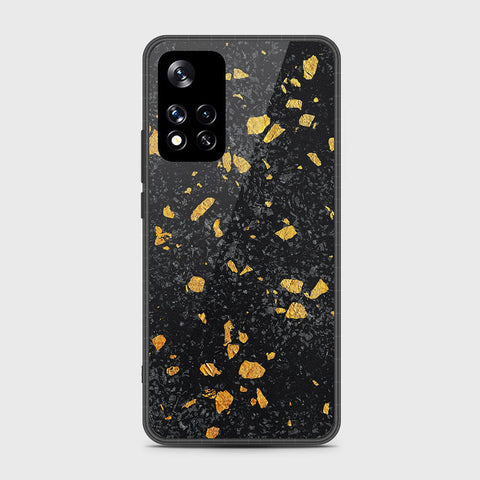 Xiaomi Redmi Note 11 Pro Plus 5G (China) Cover- Black Marble Series - HQ Ultra Shine Premium Infinity Glass Soft Silicon Borders Case