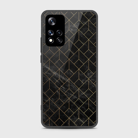 Xiaomi Redmi Note 11 Pro (China) Cover- Black Marble Series - HQ Ultra Shine Premium Infinity Glass Soft Silicon Borders Case