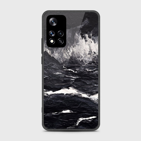 Xiaomi Redmi Note 11 Pro (China) Cover- Black Marble Series - HQ Ultra Shine Premium Infinity Glass Soft Silicon Borders Case