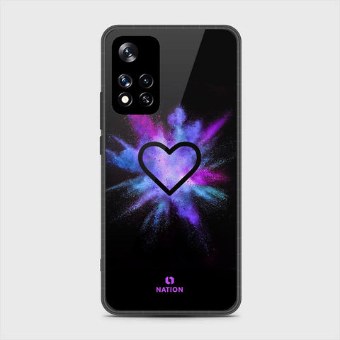 Xiaomi Redmi Note 11 Pro Plus 5G (China) Cover- Onation Heart Series - HQ Ultra Shine Premium Infinity Glass Soft Silicon Borders Case