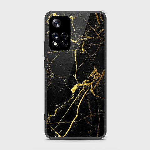 Xiaomi Redmi Note 11 Pro (China) Cover- Black Marble Series - HQ Ultra Shine Premium Infinity Glass Soft Silicon Borders Case