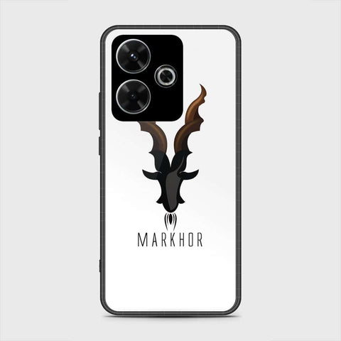 Xiaomi Redmi Note 13R Cover- Markhor Series - HQ Ultra Shine Premium Infinity Glass Soft Silicon Borders Case