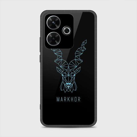 Xiaomi Redmi Note 13R Cover- Markhor Series - HQ Ultra Shine Premium Infinity Glass Soft Silicon Borders Case