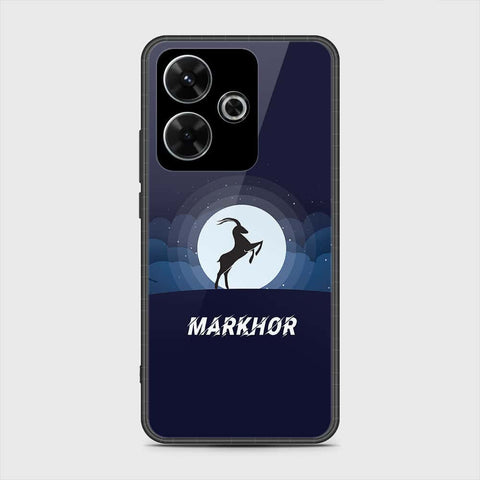 Xiaomi Redmi Note 13R Cover- Markhor Series - HQ Ultra Shine Premium Infinity Glass Soft Silicon Borders Case