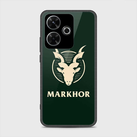 Xiaomi Redmi Note 13R Cover- Markhor Series - HQ Ultra Shine Premium Infinity Glass Soft Silicon Borders Case