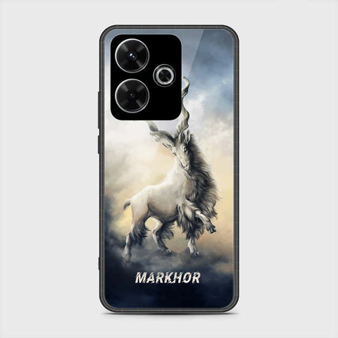 Xiaomi Redmi Note 13R Cover- Markhor Series - HQ Ultra Shine Premium Infinity Glass Soft Silicon Borders Case