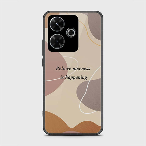 Xiaomi Redmi Note 13R Cover- Happy Series - HQ Ultra Shine Premium Infinity Glass Soft Silicon Borders Case