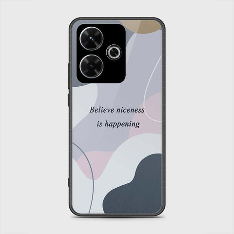 Xiaomi Redmi Note 13R Cover- Happy Series - HQ Ultra Shine Premium Infinity Glass Soft Silicon Borders Case