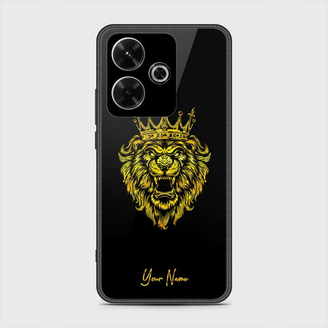 Xiaomi Redmi Note 13R Cover- Gold Series - HQ Ultra Shine Premium Infinity Glass Soft Silicon Borders Case