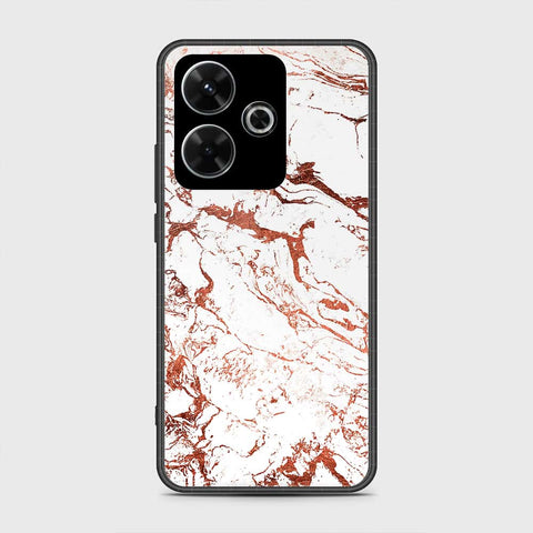 Xiaomi Redmi Note 13R Cover- White Marble Series 2 - HQ Ultra Shine Premium Infinity Glass Soft Silicon Borders Case