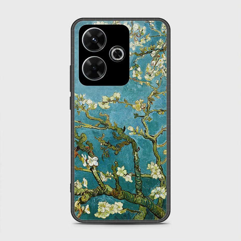 Xiaomi Redmi Note 13R Cover- Floral Series 2 - HQ Ultra Shine Premium Infinity Glass Soft Silicon Borders Case