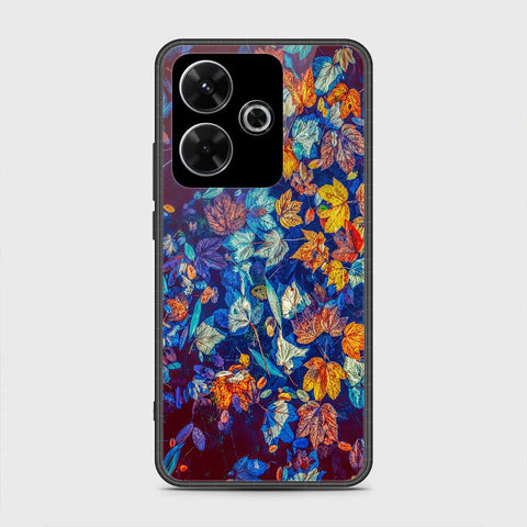 Xiaomi Redmi Note 13R Cover- Floral Series 2 - HQ Ultra Shine Premium Infinity Glass Soft Silicon Borders Case