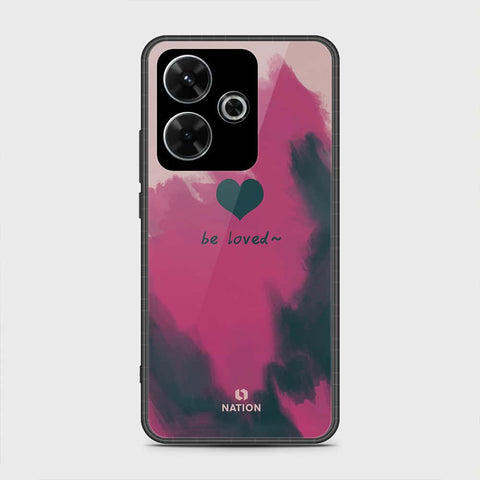 Xiaomi Redmi Note 13R Cover- Onation Heart Series - HQ Ultra Shine Premium Infinity Glass Soft Silicon Borders Case