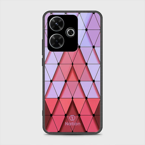 Xiaomi Redmi Note 13R Cover- Onation Pyramid Series - HQ Ultra Shine Premium Infinity Glass Soft Silicon Borders Case