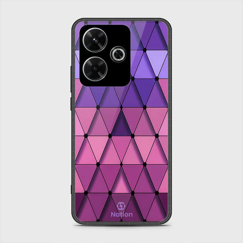 Xiaomi Redmi Note 13R Cover- Onation Pyramid Series - HQ Ultra Shine Premium Infinity Glass Soft Silicon Borders Case