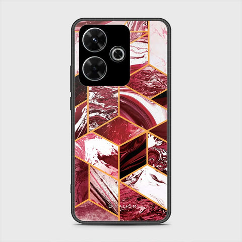 Xiaomi Redmi Note 13R Cover- O'Nation Shades of Marble Series - HQ Ultra Shine Premium Infinity Glass Soft Silicon Borders Case