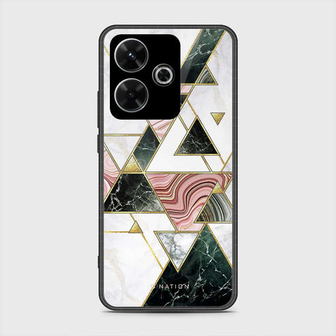 Xiaomi Redmi Note 13R Cover- O'Nation Shades of Marble Series - HQ Ultra Shine Premium Infinity Glass Soft Silicon Borders Case