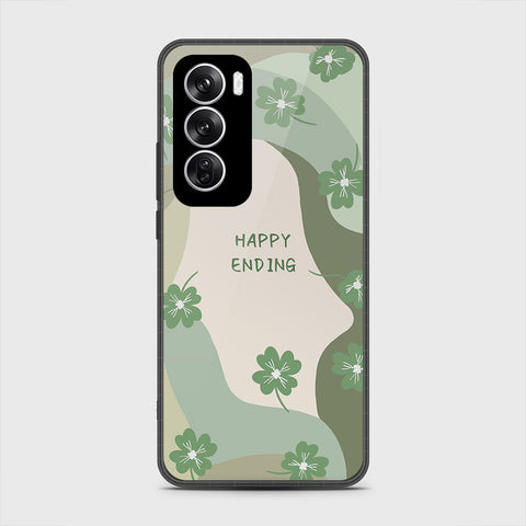 Oppo Reno 12 Cover - Happy Series - HQ Premium Shine Durable Shatterproof Case