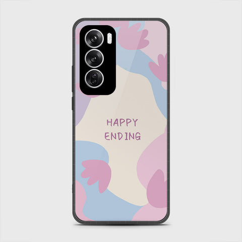 Oppo Reno 12 Cover - Happy Series - HQ Premium Shine Durable Shatterproof Case