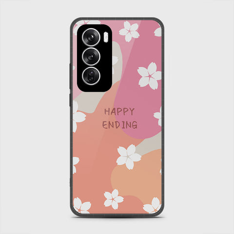 Oppo Reno 12 Cover - Happy Series - HQ Premium Shine Durable Shatterproof Case