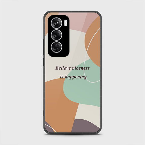 Oppo Reno 12 Cover - Happy Series - HQ Premium Shine Durable Shatterproof Case