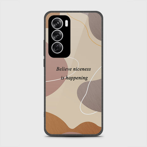 Oppo Reno 12 Cover - Happy Series - HQ Premium Shine Durable Shatterproof Case