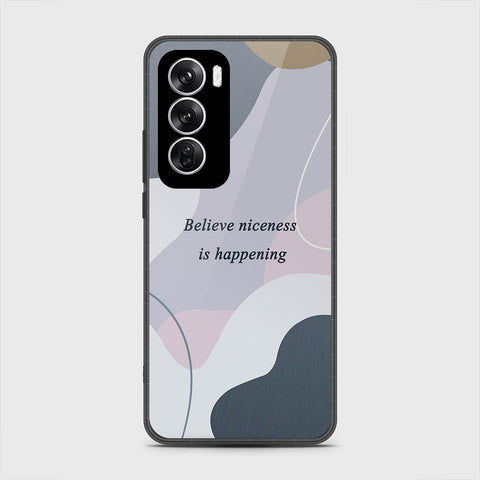 Oppo Reno 12 Cover - Happy Series - HQ Premium Shine Durable Shatterproof Case