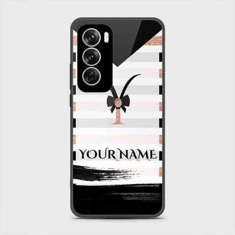 Oppo Reno 12 Cover - Personalized Alphabet Series - HQ Premium Shine Durable Shatterproof Case