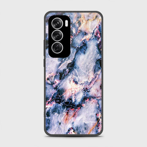 Oppo Reno 12 Cover - Colorful Marble Series - HQ Premium Shine Durable Shatterproof Case