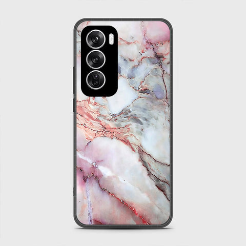 Oppo Reno 12 Cover - Colorful Marble Series - HQ Premium Shine Durable Shatterproof Case