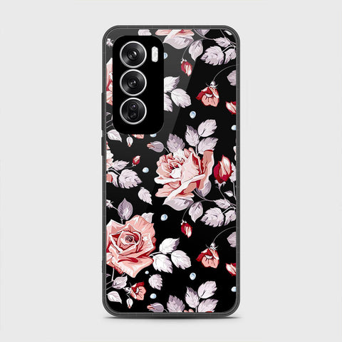 Oppo Reno 12 Cover - Floral Series - HQ Premium Shine Durable Shatterproof Case