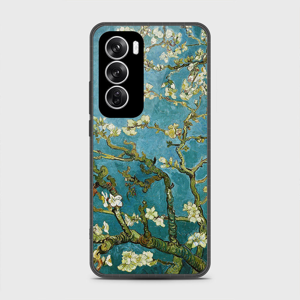 Oppo Reno 12 Cover - Floral Series 2 - HQ Premium Shine Durable Shatterproof Case