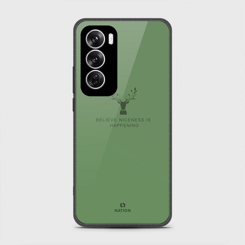 Oppo Reno 12 Cover - Nice Series - HQ Premium Shine Durable Shatterproof Case