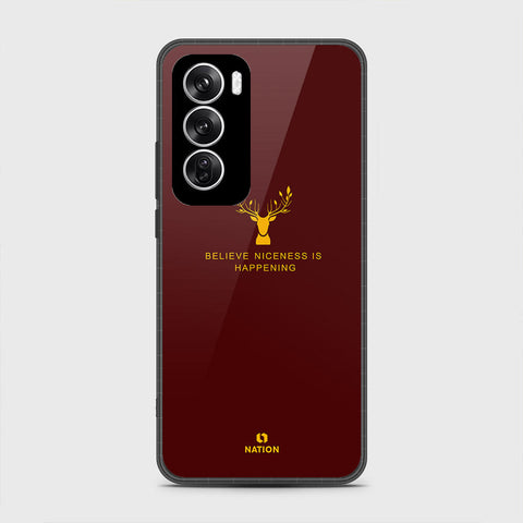 Oppo Reno 12 Cover - Nice Series - HQ Premium Shine Durable Shatterproof Case