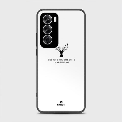 Oppo Reno 12 Cover - Nice Series - HQ Premium Shine Durable Shatterproof Case