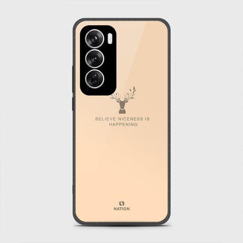 Oppo Reno 12 Cover - Nice Series - HQ Premium Shine Durable Shatterproof Case