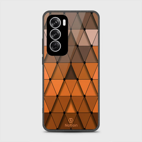 Oppo Reno 12 Cover - Onation Pyramid Series - HQ Premium Shine Durable Shatterproof Case