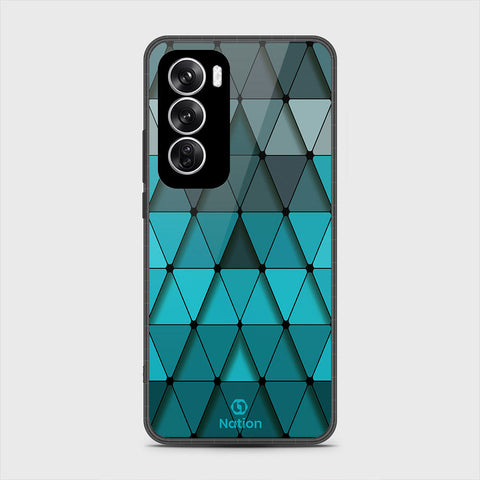 Oppo Reno 12 Cover - Onation Pyramid Series - HQ Premium Shine Durable Shatterproof Case