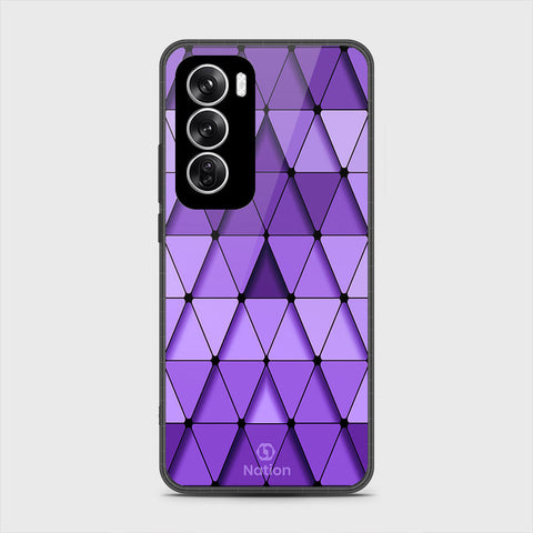 Oppo Reno 12 Cover - Onation Pyramid Series - HQ Premium Shine Durable Shatterproof Case