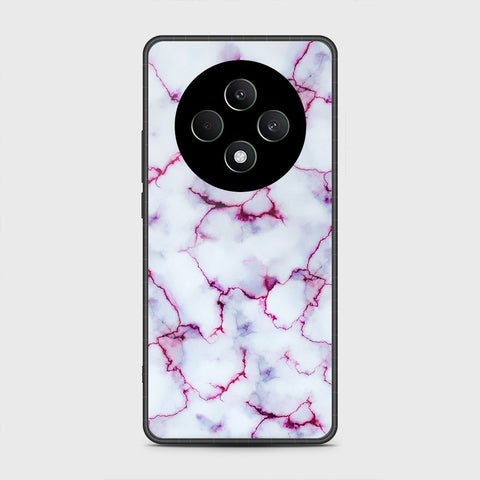 Oppo Reno 12F 4G Cover- White Marble Series - HQ Premium Shine Durable Shatterproof Case