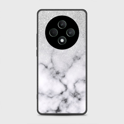 Oppo Reno 12F 4G Cover- White Marble Series - HQ Premium Shine Durable Shatterproof Case