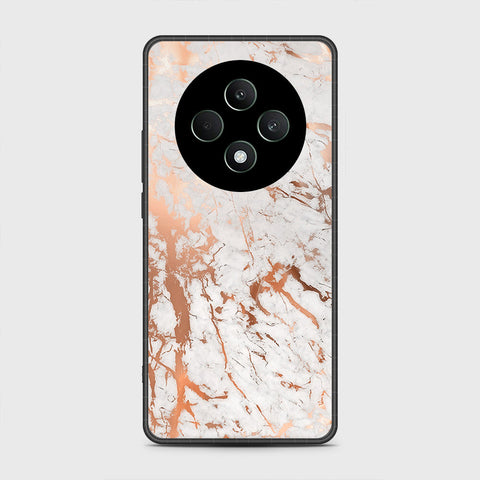 Oppo Reno 12F Cover- White Marble Series 2 - HQ Premium Shine Durable Shatterproof Case