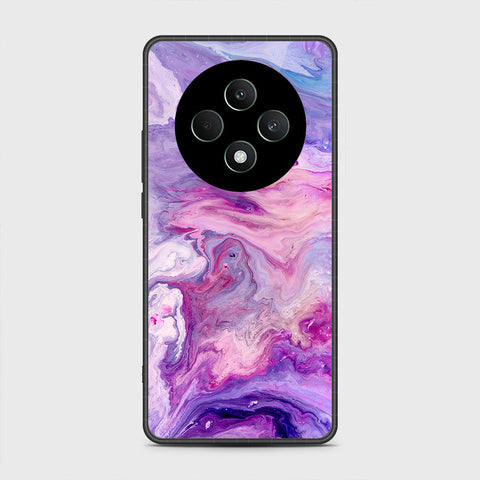 Oppo Reno 12F Cover - Colorful Marble Series - HQ Premium Shine Durable Shatterproof Case