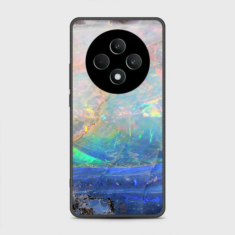 Oppo Reno 12F Cover - Colorful Marble Series - HQ Premium Shine Durable Shatterproof Case