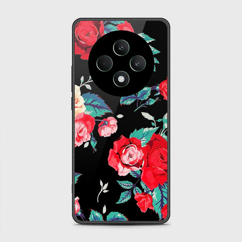 Oppo Reno 12F 4G Cover - Floral Series - HQ Premium Shine Durable Shatterproof Case