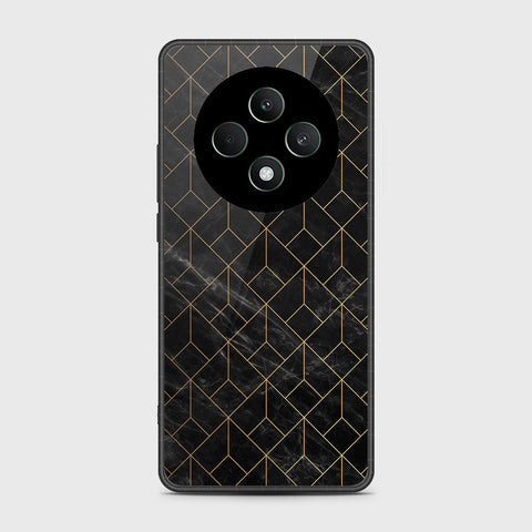 Oppo Reno 12F Cover- Black Marble Series - HQ Premium Shine Durable Shatterproof Case