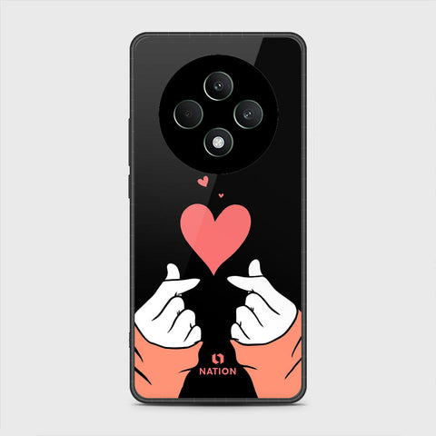 Oppo Reno 12F 4G Cover - Onation Heart Series - HQ Premium Shine Durable Shatterproof Case