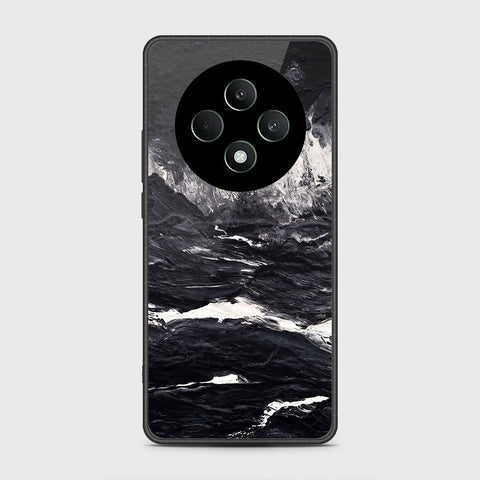 Oppo Reno 12F 4G Cover- Black Marble Series - HQ Premium Shine Durable Shatterproof Case