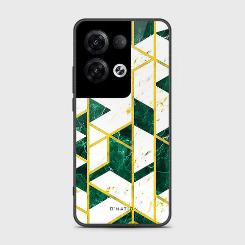 Oppo Reno 8 Pro Plus Cover- O'Nation Shades of Marble Series - HQ Ultra Shine Premium Infinity Glass Soft Silicon Borders Case